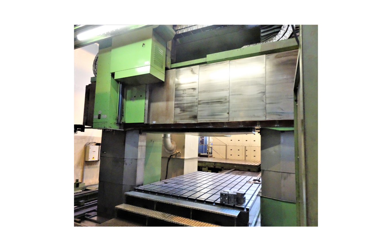 ZUM VERKAUF CNC Portalfräsmaschine WALDRICH COBURG mit 3 Paletten, 2.750 x 4.000 , Durchgang B x H 3.100 x 2.500 , 75 kW